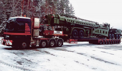 Перевозка военной вышки