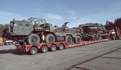 Перевозка военного комплекса