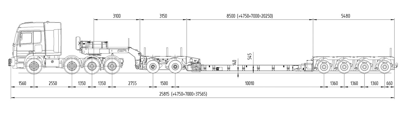 Mercedes-Benz 8x4 Noteboom
