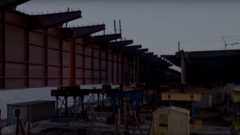 Монтаж Керченского моста
